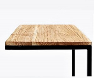 40x60 cm C Tipi Ahşap Koltuk Sehpası - RTL0502-20 - 2