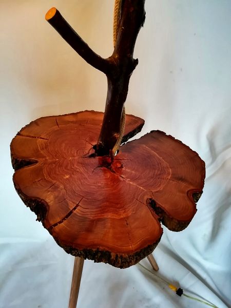 Abajurlu Zeytin Ağacı Sehpa Lambader - RT1801-18 - 4