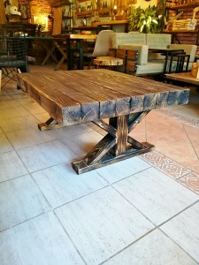 Ahşap 10x10 Kütük Sehpa - Wct1 - 2