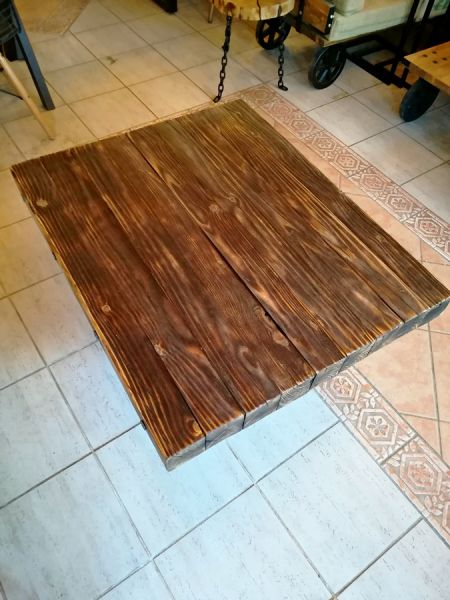 Ahşap 10x10 Kütük Sehpa - Wct1 - 3