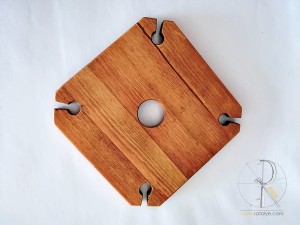 Ahşap Bardak Askılı Şaraplık - SD03-04 - 2