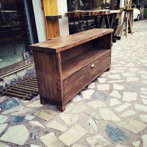Ahşap Kapaklı TV Sehpası - Wts19 - 2