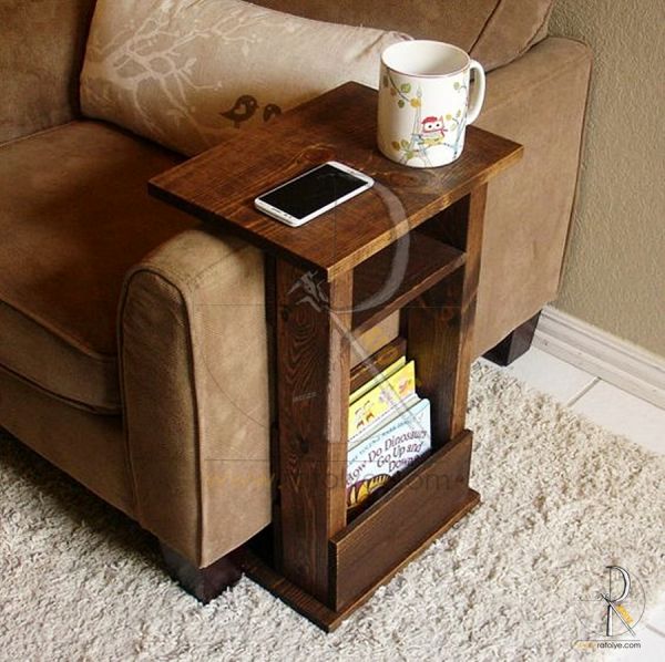Ahşap Koltuk Yanı Sehpa - RTL88 - 1