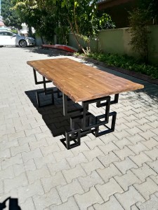 Ahşap Yemek Masası 6 Kişilik - Wts57 - 2