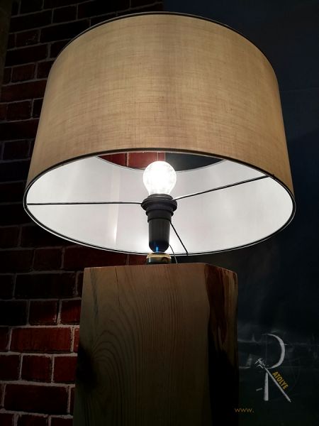 Çam Kütüğü Dekoratif Abajur - CL02-01 - 3