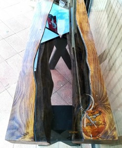 Çam Kütüğü Nehir Dresuar - 150x40 cm - CF03-02 - 2