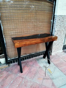 Camlı Nehir Dresuar - Metal Ayaklı - SF03-02M - 3