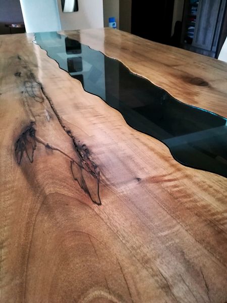 Ceviz Ağacı Nehir Masa / River Table - DAS113 - 2