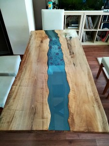Ceviz Ağacı Nehir Masa / River Table - DAS113 - 5