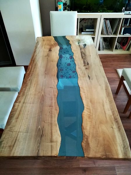 Ceviz Ağacı Nehir Masa / River Table - DAS113 - 5