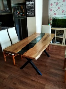 Ceviz Ağacı Nehir Masa / River Table - DAS113 - 10