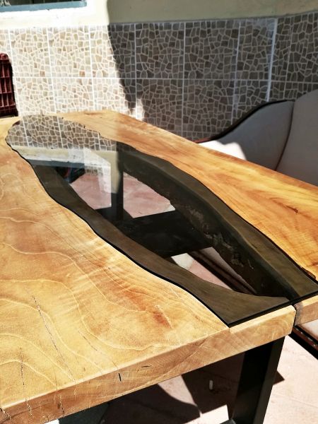Ceviz Ağacı Nehir Masa / River Table - 5