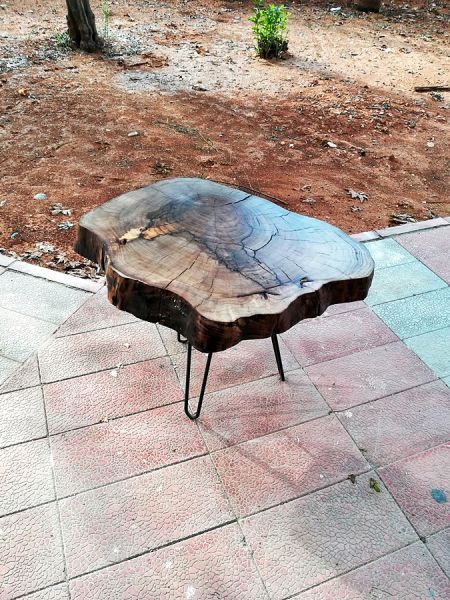 Ceviz Dilimi Orta Sehpa - 60x70 cm - QF02-18 - 1