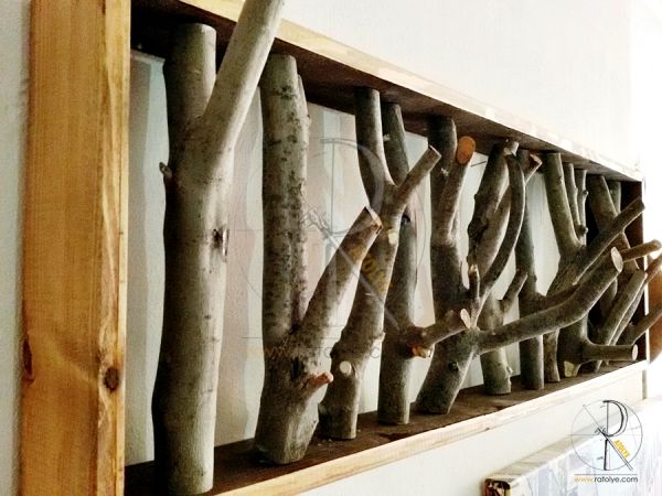 Doğal Ağaç Askılık - 100 cm - RTL62 - 4