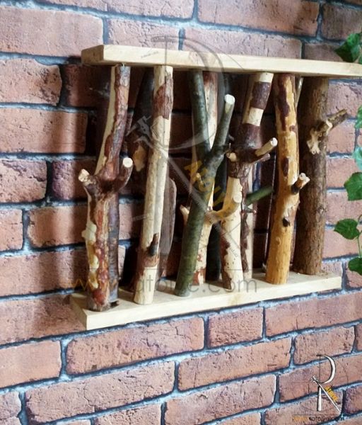 Doğal Ağaç Askılık - 40 cm - RTL59 - 1