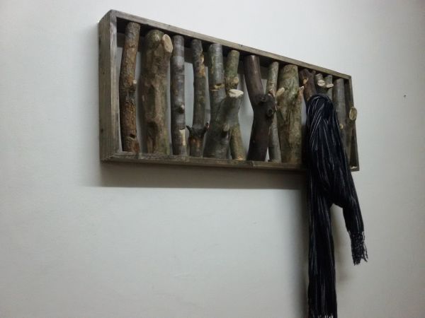 Doğal Ağaç Askılık - 80 cm - (RTL15) - 1