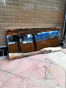 Doğal Kenar 100 cm Salon ve Boy Aynası - QA01-05 - 2