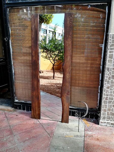 Doğal Kenar 150 cm Salon ve Boy Aynası - QA01-04 - 2