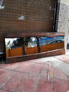 Doğal Kenar 150 cm Salon ve Boy Aynası - QA01-04 - 4