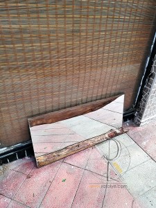 Doğal Kenar 90 cm Salon ve Boy Aynası - QA01-02 - 2