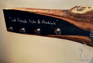 Doğal Kütük Karatahtalı Askılık - BA02-01 - 3