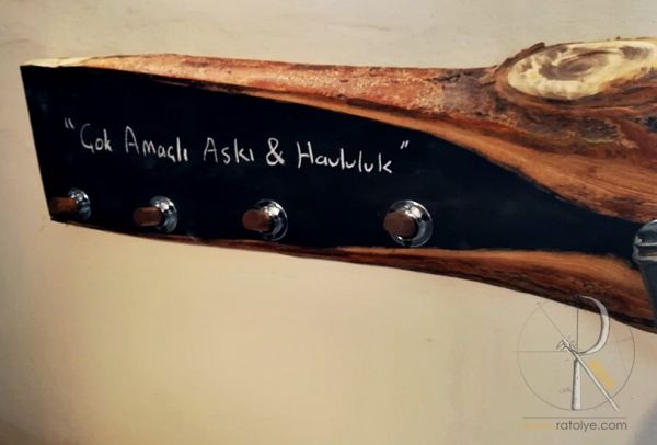 Doğal Kütük Karatahtalı Askılık - BA02-01 - 3