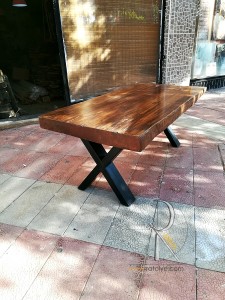 Doğal Kütük Orta Sehpa . 120x55 cm - QF03-03 - 3