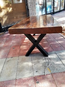 Doğal Kütük Orta Sehpa . 120x55 cm - QF03-03 - 4