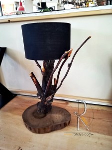 Doğal Meşe Dalı Abajur - BL02-04 - 3