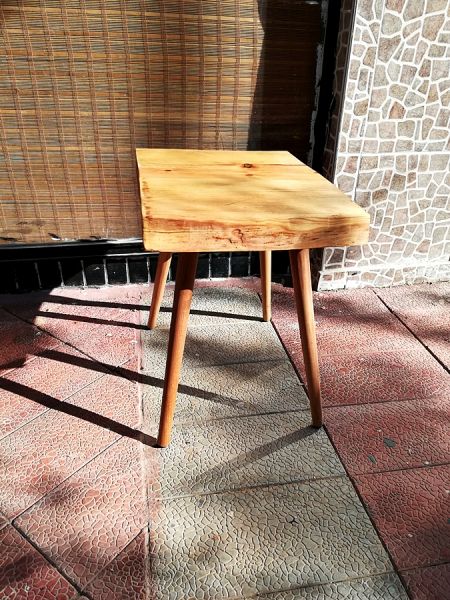 Kare Çam Yan Sehpa- 40x45 cm - CF02-06 - 1