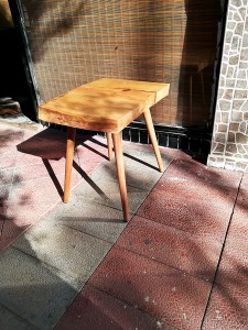 Kare Çam Yan Sehpa- 40x45 cm - CF02-06 - 3