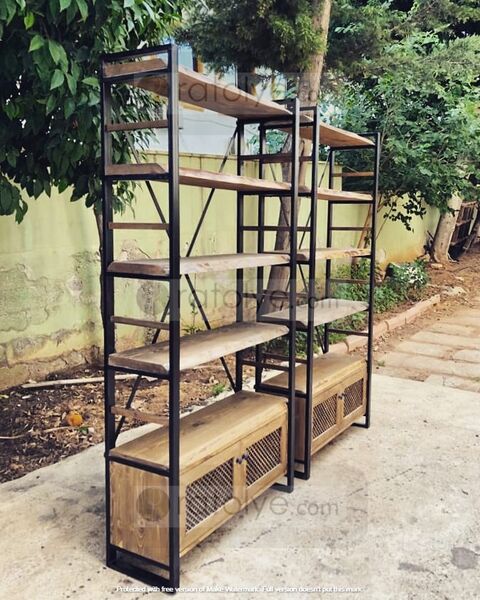 Ahşap Kapaklı Kitaplık - RKT002 - 3