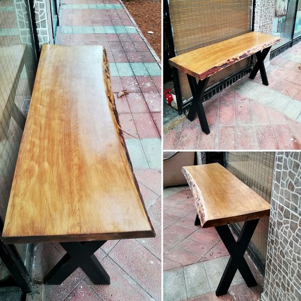 Kütük Dresuar - 140 cm Açık Meşe - CF03-01 - 1
