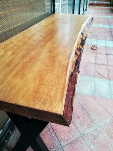 Kütük Dresuar - 140 cm Açık Meşe - CF03-01 - 5