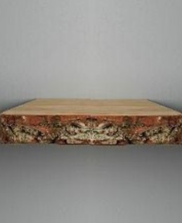 Kütük Duvar Rafı - 22x73 cm - 1