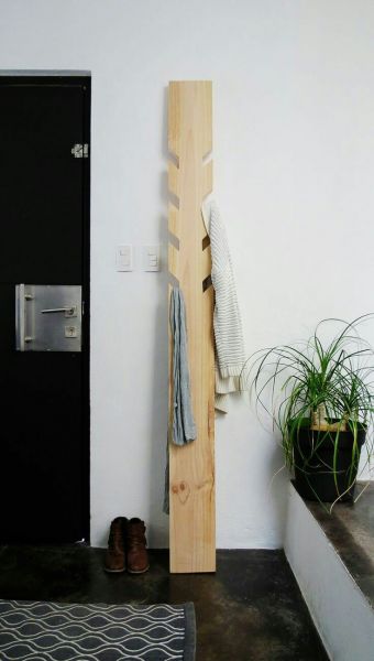 Masif Ahşap Askılık - 2 metre - HGT03 - 1