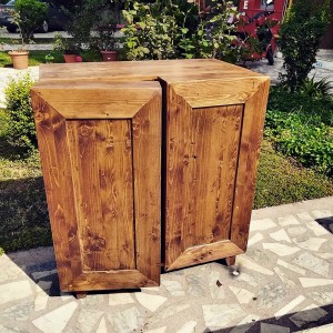 Masif Ahşap Bar Dolabı - Bid1 - 9