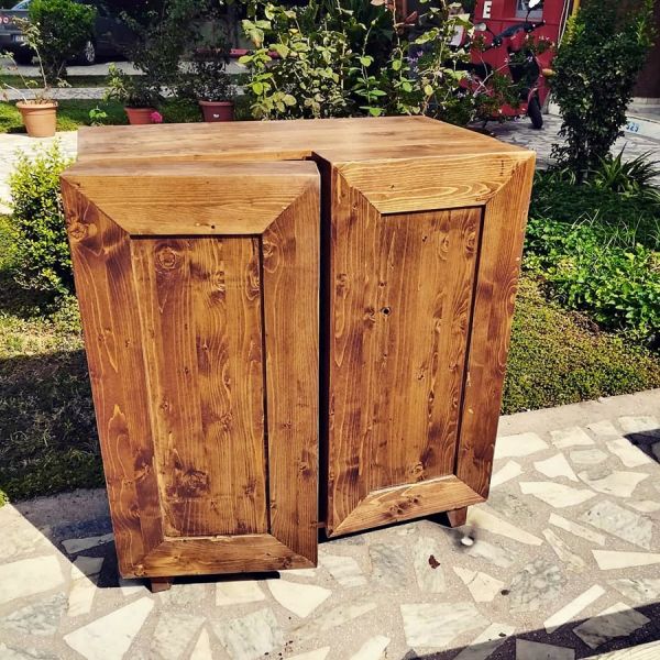 Masif Ahşap Bar Dolabı - Bid1 - 9