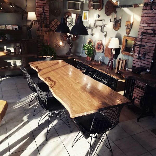 Masif Ahşap Ladin Masa - 200x90 cm - RTL157-105 - 3