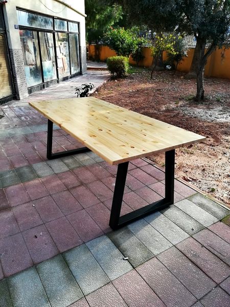 Masif Ahşap Yemek ve Çalışma Masası - 140x70 - RT1801-28 - 1