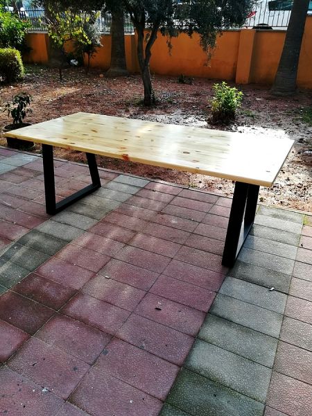 Masif Ahşap Yemek ve Çalışma Masası - 160x70 - RT1801-27 - 1