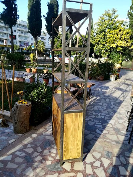 Metal Ahşap Kitaplık - Rbs1 - 3