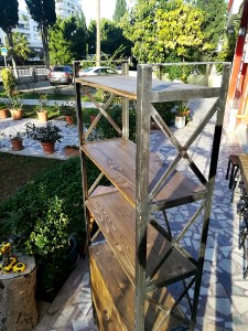 Metal Ahşap Kitaplık - Rbs1 - 4