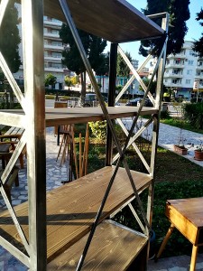 Metal Ahşap Kitaplık - Rbs1 - 5