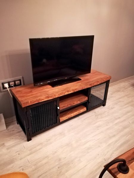 Metal Ahşap TV Sehpası - Wts9 - 2