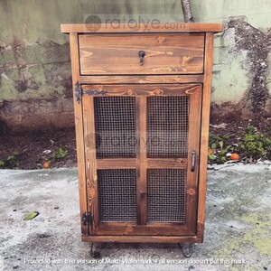 Ahşap Mini Dolap - RBD008 - 3