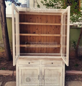 Ahşap Eskitme Büfe - RBD011 - 3