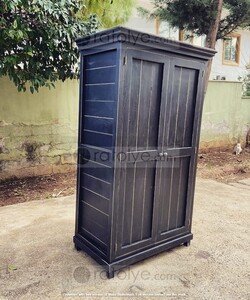 Ahşap Siyah Dolap - RBD020 - 4