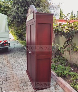 Kırmızı Klübe Görünümlü Dolap - RBD022 - 2