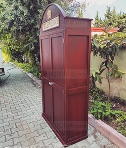 Kırmızı Klübe Görünümlü Dolap - RBD022 - 3